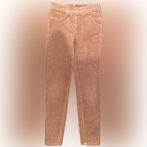H&M gurl pull up corduroy pants 6/7